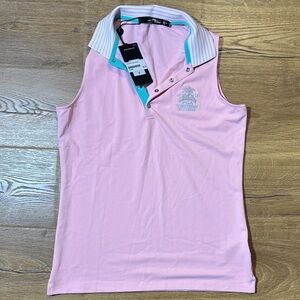 Ralph Lauren 2018 PGA 100th Anniversary Pink Polo Medium NWT
